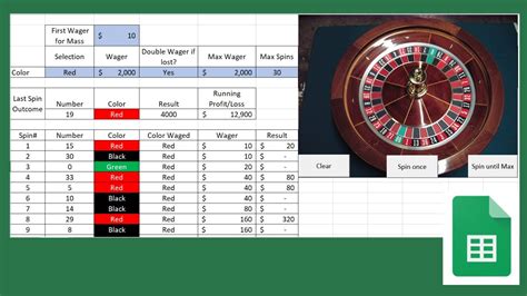 roulette data excel